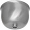Deckenbaldachin Metall Baldachin messing - verchromt - nickel (Baldachin, nickel-matt Kugelform)