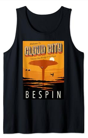Star Wars Cloud City Bespin Sunset Poster Tank Top