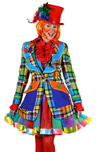 Damen Kostüm Clown Jacke Themajacke Pinky Karneval Fasching Gr. XXL