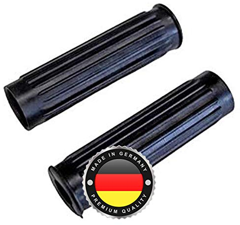 BKM – 2X Universal Fahrradgriff Ø 19 mm | Fahrradgriffe für BMX, Fahrrad, E-Bike, Schubkarre, UVM. | hochwertiges PVC | handgelenkschonend und rutschfest | Fahrrad- und Rollerlenker