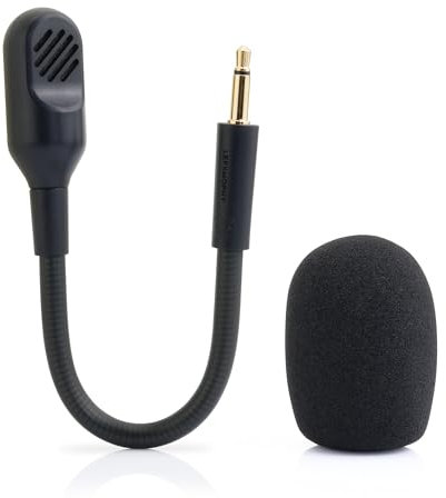 LEFXMOPHY Mic Replacement for Razer Kaira Pro Gaming Headphone, Upgrade 3.5mm Detachable Microphone Boom Piece Accessory on PC, Mac, Xbox One, PS5, PS4