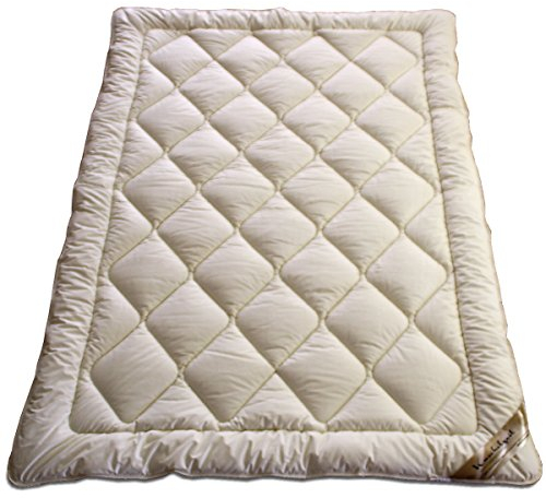 Meivita Merino Schafschurwolle Sommerdecke in 135x200 cm im Wärmebereich 2 Made in Germany