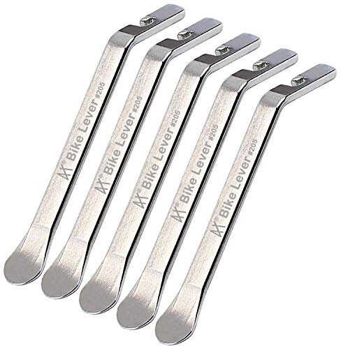 Tragoods Premium Bicycle Tire Lever Tyre Spoon Iron Changing Tool, Bike Tire Levers Premium Stainless Steel Levers to Repair Bike Tube, Best Tire Changing Tool, Set of 5
