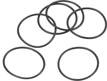 PATIKIL 20Stk Dichtungsringe O-Ringe Gummidichtung 20mm AD 18mm ID 1mm Dicke Nitrilgummi Unterlegscheibe Dichtungssatz Gummischeiben für Auto Klimaanlage Wasserhahn Rohr Schwarz