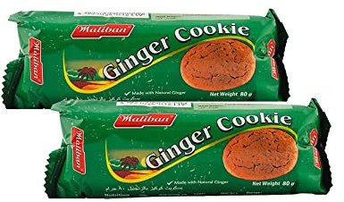 Maliban Ginger Nut | 80G | Authentic Taste | Tasty and Healthy | Highly Nutritive | Sri Lankan Origin (Pack of 2)