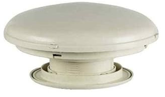 Aérateur permanent ivoire pour caravane et camping car