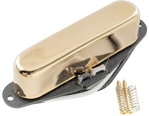 Artec TFA40 Alnico 5 Micro Telecaster Manche Standard 5,1K pour Guitare Electrique Style Tele, Doré