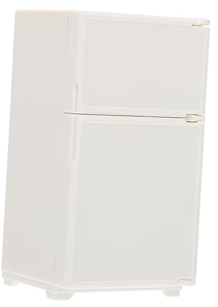 ibasenice 3 STK Kühlschrank Modell Mini-Möbel Miniaturmöbelmodell Modelle Spielset aus Holz Mini-Hausdekoration Mini-Kühlschrank hölzern Puppenhaus Dekorationen Spielzeug schmücken Plastik