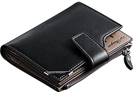 Rumity Geldbörse Herren | Leder Kartenetui,Kreditkartenetui,Leder Geldbörse, Magic Wallet Geschenk Leder Wallet Herren Brieftasche Geldbeutel Kinder Jungen