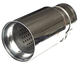 SEYFI Auto Auspuff Endrohr Universelle Glänzende Auspuffblenden Für BMW Für F20 F21 F22 F23 F30 F31 F32 F33 F36 F10 F12 Autoauspuffende (Color : A)