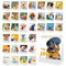 40 Pages Funny Desk Sign, 34 Different Fun and Flip-Over Messages plus 6 Erasable Blank Pages, Funny Desktop Flip Book for Office Gifts Desk Accessories (Dog Design)