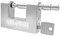 KAWAHA 71/80KD-3SK Candado resistente de acero inoxidable en forma de D con llave para puerta de garaje, contenedores, cobertizo y almacén (3-1/8 pulgadas, llave diferente, 3 llaves de acero