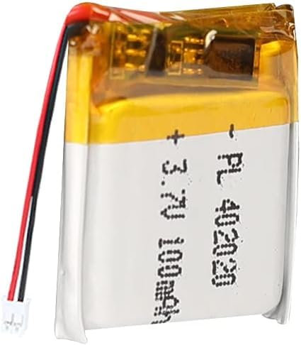 3.7V 100MAH 402020 Paquet De Batterie De Polymère Lithium Rechargeable De La Batterie De Lipo avec JST Connector