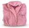 Cocholate Albornoz baño personalizable con nombre bordado - Albornoz unisex adulto hombre y mujer nombre - Made in Spain-Bata de baño rizo absorbente. (S, Regular, Rosa)