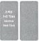 Grey Felt Pin Board Cork Board Large Bulletin Boards Tiles, Self-Adhesive Felt Tiles Notice Boards for Walls, Vision Board for Bedrooms, Office, School, Photos, Notes, 43x20 cm, 2Pcs, UK