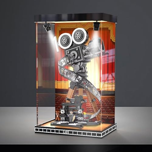 Acryl-Vitrine für das Kameramodell 43230, staubdichte Aufbewahrungsvitrine für die Kamera 43230, Lego-Liebhaber (nur Vitrine), Größe: 30 x 20 x 40 cm H