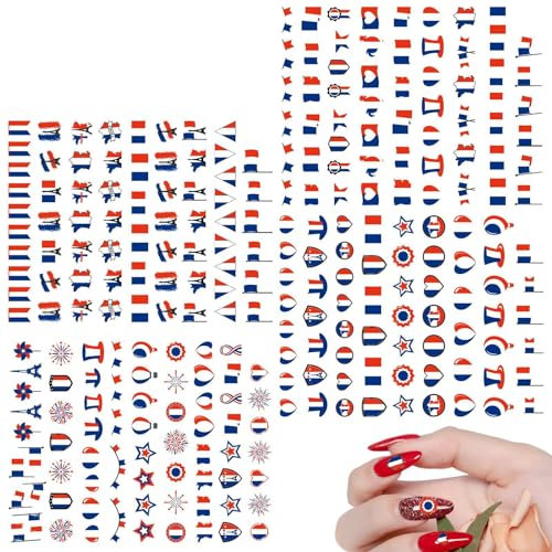 Autocollants pour ongles Paris,autocollants pour - Décalcomanies d’autocollants de conception d’art d’ongle,Fournitures d'ongles auto-adhésives en forme de drapeau français pour femmes, pour