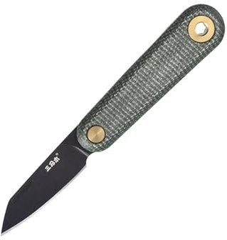 Sanrenmu Taschenmesser für EDC, 4.17 Klappmesser mit 12C27 Stahlklinge Kleines Gebrauchsmesser 325S (Grün)