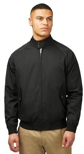 Ben Sherman Mens Signature Harrington Jacket (Black (290) XL