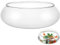 9.51x9.51x3.93in Vase pour Aquarium Transparent, Récipient à Bulles, Rond, Grand Aquarium en Plastique, Décoration De Table, Mariage, événement, Décoration De La Maison, Plastique