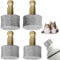 4PCS Dog Nail Grinder Replacement Heads for Casfuy N10, N20, N30, Diamond Tip Dog Claw Grinder, Pet Claw Grinding Heads 60, 80, 100 Mesh for Small, Medium and Large Dogs Cats