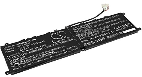 CS CF Batteria di ricambio per Creator 15 A10sdt, Creator 15 A10sdt-065es, Creator 15 A10sdt-263cz, Creator 15 A10se ms-16v2, Creator 15 A10se-265es, Creator 15 A10set-082es, 5 (5 (5 (5 82es 8 mAh