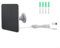 5W Solar Charging Panel for Ring Video Doorbell, with Connector and Weather Resistant Features (White)