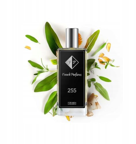 FP French Perfumes - Herren Parfüm - Elegante Eau de Parfum für Herren Männer - Hochwertiger Duft - Perfume men - Holzig und blumig und Moschus - Nr. 255-212 Menn - 104 ml