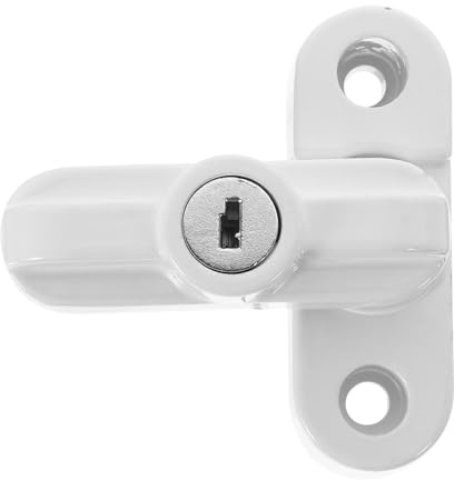 BIUDECO Serratura T in Resistente per Finestre e Porte con Chiusura di Sicurezza Blocco Antifurto Pratico e Stile Essenziale Adatto Varie Tipologie di Infissi