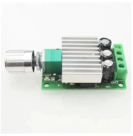 LLBOGRGGN Contrôleur de vitesse de démarrage électronique CC 12 V 24 V 10 A, variateur de vitesse réglable, interrupteur de commande for moteurs de ventilateur, éclairage LED P15F