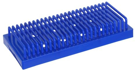 SILENRADAWN Bastidor de Portaobjetos de Plástico Azul Múltiples Capas para Secado Rápido y Almacenamiento Seguro en Laboratorios Ocupados
