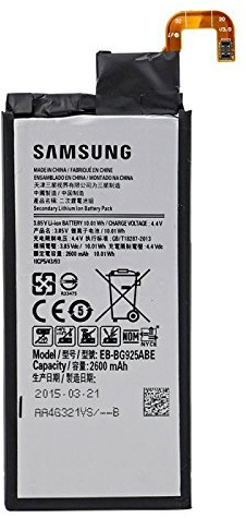 SPARFIX® - Batteria originale EB-BG925ABE (3,8 V) per Samsung Galaxy S6 Edge G925F