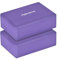 Yogablock Premium I auswählbar 1x Yogablock oder 2er Pack - Yogaklotz (Lavendel, 2x Yogablöcke)