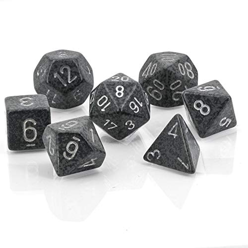 Chessex 25340 Dice, Grau, Silber