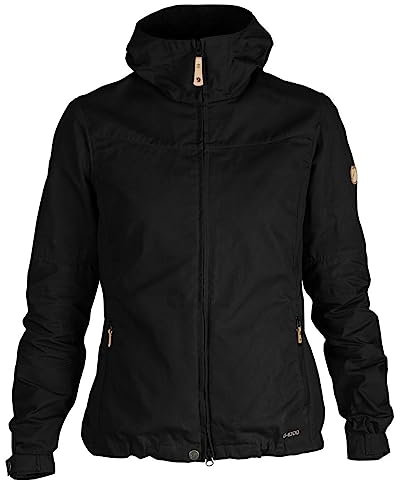 Fjällräven Damen Stina Jacket Sweatshirt, Schwarz, M EU