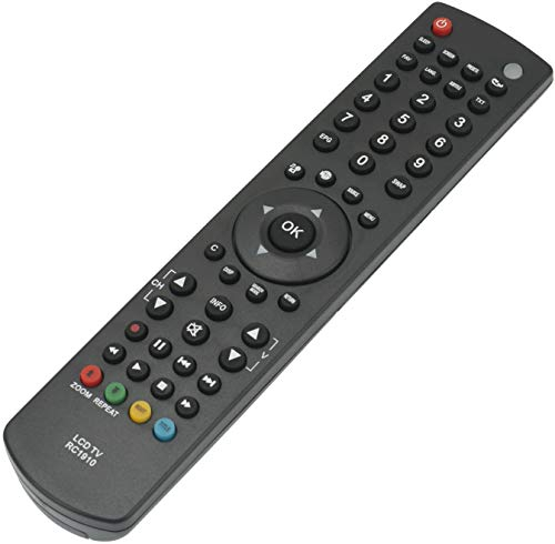 VINABTY RC1910 Ersatz Fernbedienung kompatibel mit Sharp LC32LE510E LC32SH130E LC-24LE510E 19H8L02 19H8L02A 22H8L03 Toshiba LC32LE510E LC32SH130E LC24LE510E Hitachi 19H88 L02 1. 9H8L02A und mehr