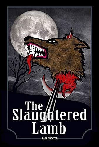 Artylicious The Slaughtered Lamb, Pub-Schild Horror, A3 Poster Kunstdruck