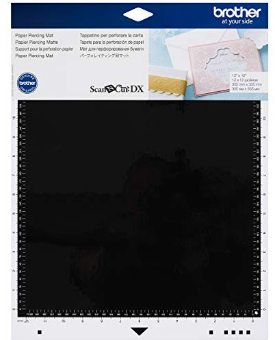 Brother ScanNCut DX Mat CADXPPMAT1, 30,5 x 30,5 cm Papier-Piercing, selbstgemachte Karten und Scrapbook-Seiten, Ersatz für Starter-Set, Verwendung SDX-Schneidemaschinen, ohne