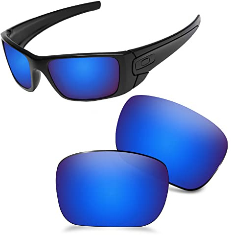 AOZAN ANSI Z87.1 Polarized Replacement Lenses Compatible with Oakley Fuel Cell Sunglasses - Capri Blue