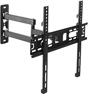 YASTA Supporto Tv Parete Staffa TV da 26-55 Pollici Braccio Supporto Monitor Muro Orientabile Peso Max Supportato 35 KG 2 snodi