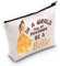 WZMPA Princess Belle Kosmetiktasche mit Reißverschluss, Motiv: Be a Belle, inspiriertes Geschenk in einer Welt voller Prinzessinnen, Be a Belle, für Damen und Mädchen, Be Belle, PASSFORM: