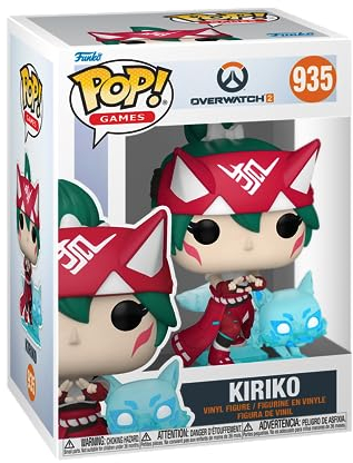 Funko Pop! Games: OverWatch2- Kiriko - Kuriko - Overwatch 2 - Vinyl-Sammelfigur - Geschenkidee - Offizielle Handelswaren - Spielzeug Für Kinder und Erwachsene - Video Games Fans