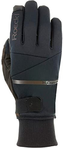 Roeckl Vuno Winter Fahrrad Handschuhe lang schwarz 2023: Größe: 10.5