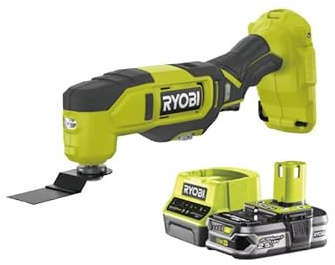 Pack RYOBI Multitool 18V One+ RMT18-0 - 1 Batterie 2.5Ah - 1 Chargeur rapide RC18120-125