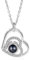 Lorajewel Personalisierte Kette Mit Bild - Projektion Foto Kette für Damen Herren - Geschenke für Mutter Tochter Freund Frau Freundin (B-Silber)