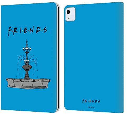 Head Case Designs Licenciado Oficialmente Friends TV Show Fuente Icónico Carcasa de Cuero Tipo Libro Compatible con Apple iPad Air 2020/2022