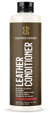 Leder Conditioner für Glattleder 250 ml - Leder Lotion Verleiht Weichheit und Glanz - Lederpflege für Ledercouch, Sofa und Galanterie - Leder Pflegemittel Auto Ohne Alkohol