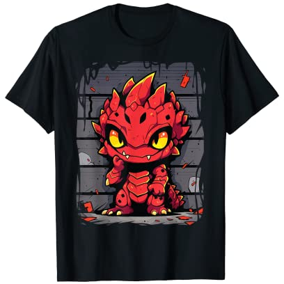Lustiges Monster Cute Cartoon Comic Halloween Graffiti Anime T-Shirt