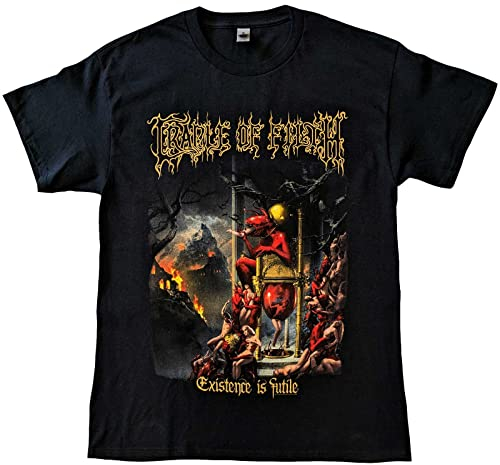Cradle of Filth Men's Existence is Futile T-Shirt | Officially Licensed Merchandise, Black, Large