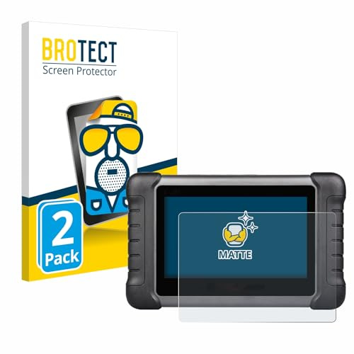 BROTECT Entspiegelungs-Schutzfolie für Autel MaxiCheck MX808s (2 Stück) Matte Displayschutz-Folie, Anti-Reflex, Anti-Fingerprint